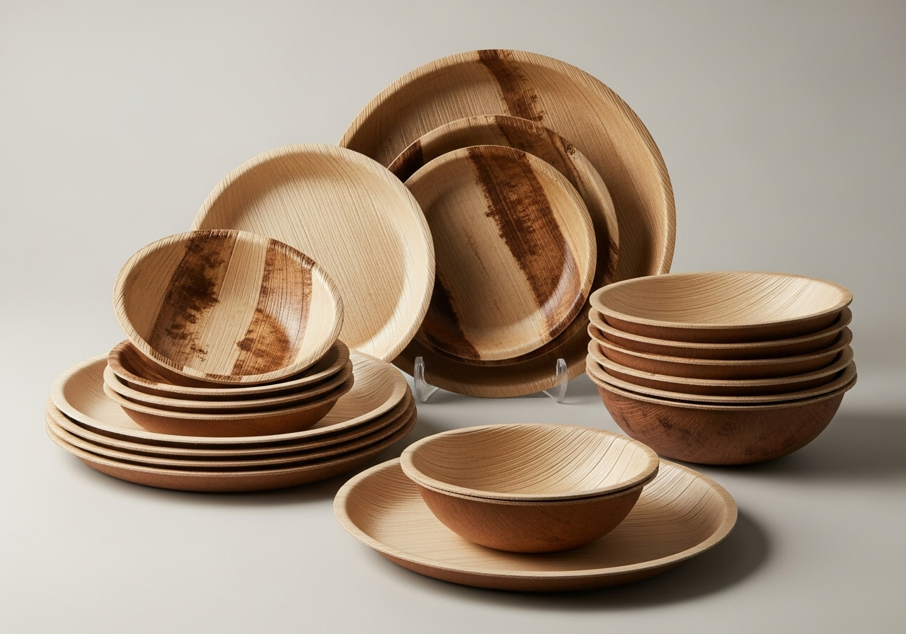Eco-friendly Areca Plates and Bowls